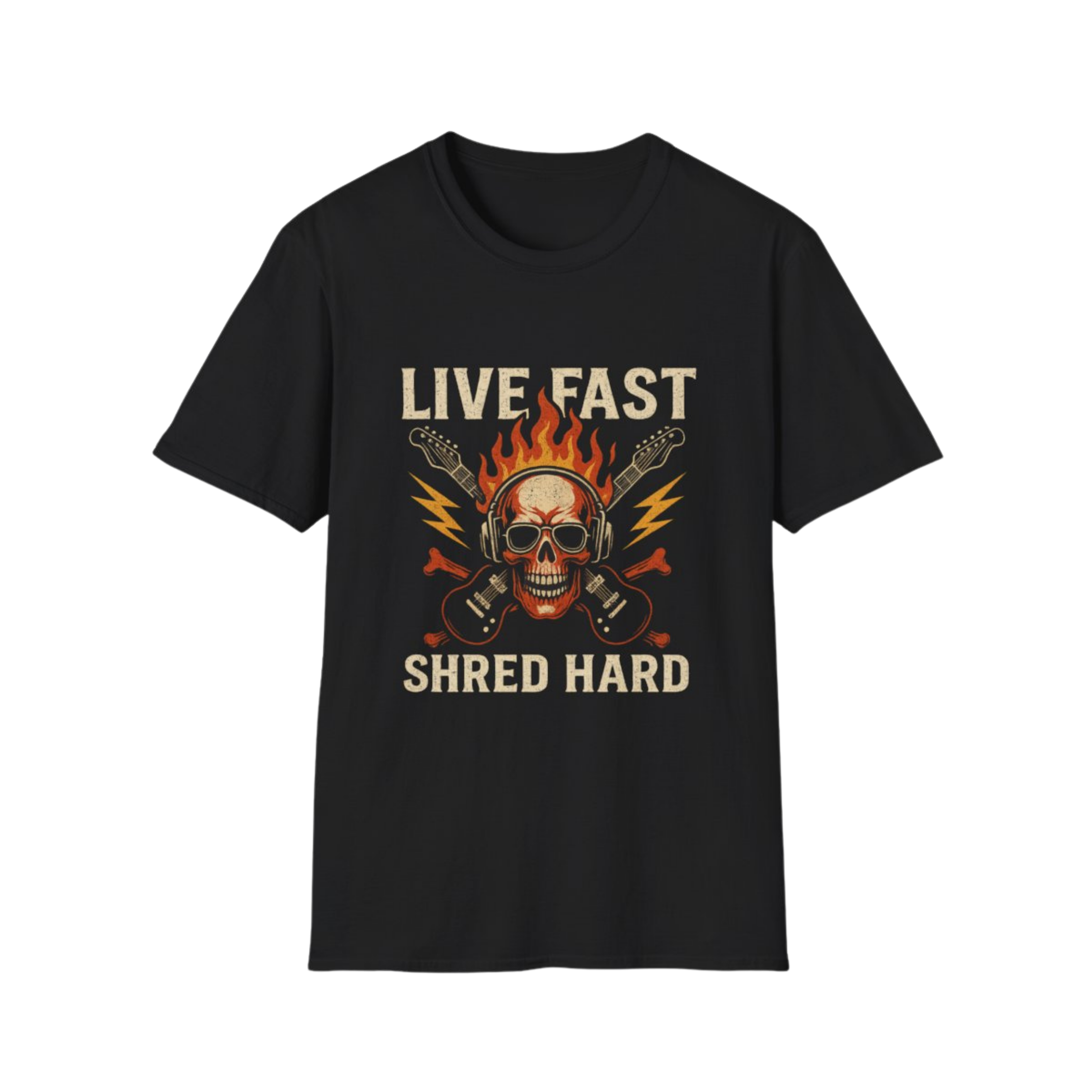 Live fast shred hard t shirt