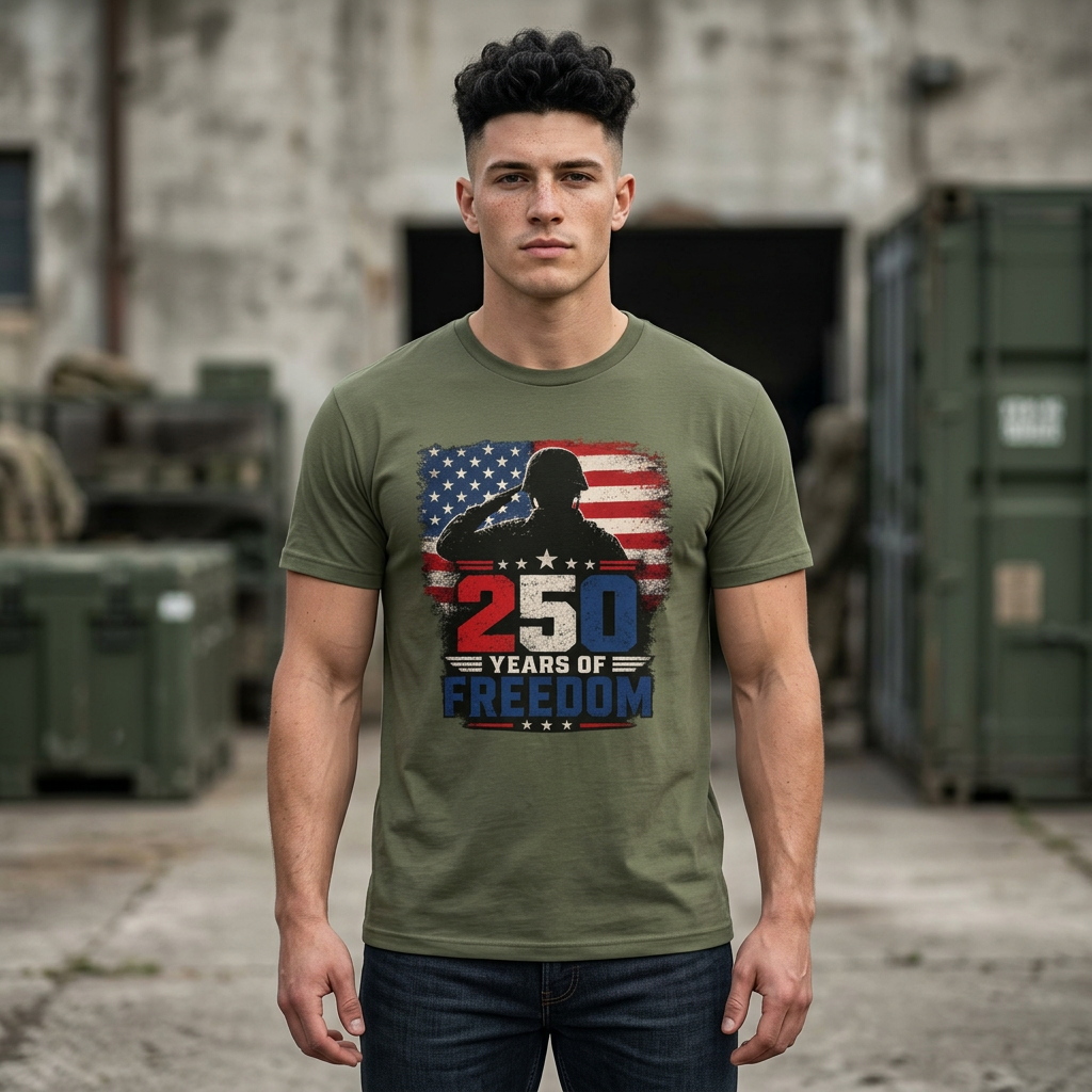American Salute Graphic Tee